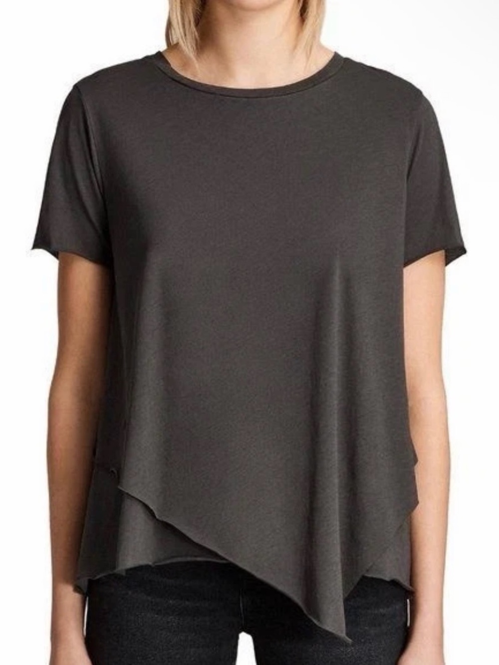 ALLSAINTS Daisy Devo Asymmetrical Tee size small